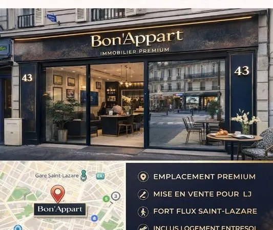 Boulangerie, fonds de commerce 170 m² PARIS