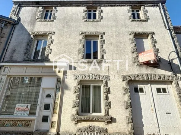 Maison de bourg, 130 m² habitables évolutifs