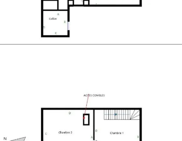 Maison 3 pièces 46 m²