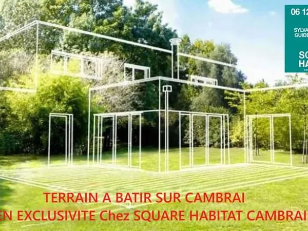 Terrain Cambrai 1597 m2