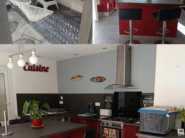 Superbe T3 meublé rénové avec terrasse - 80 m² - Rivesaltes