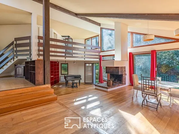 Superbe maison d'Architecte et son appartement indépendant en rez de jardin