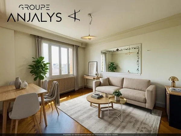 Appartement 3 pièces 59 m²