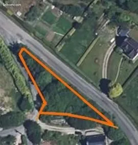 Terrain 650 m² proche de QUIMPER