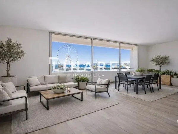 L'HORIZON BLEU - Appartement T4 de 130m2 - Loggia vue mer de 32m2 - 13008
