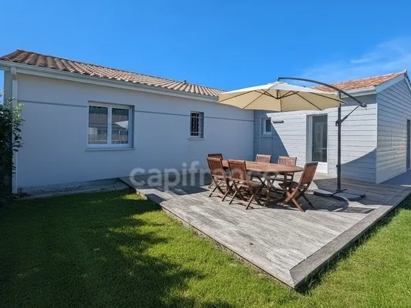 Maison familiale 135m², 4 chambres, bureau avec jardin et garage