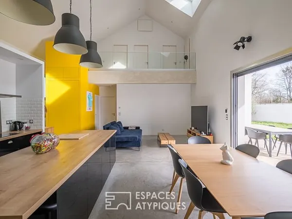 La maison contemporaine esprit Loft