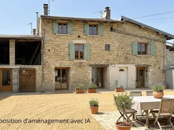 Maison de village en pierre divisble