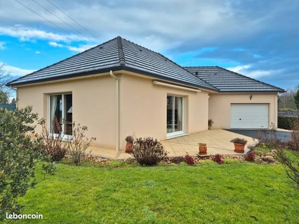 Magnifique plain pied de 120 m² avec jardin