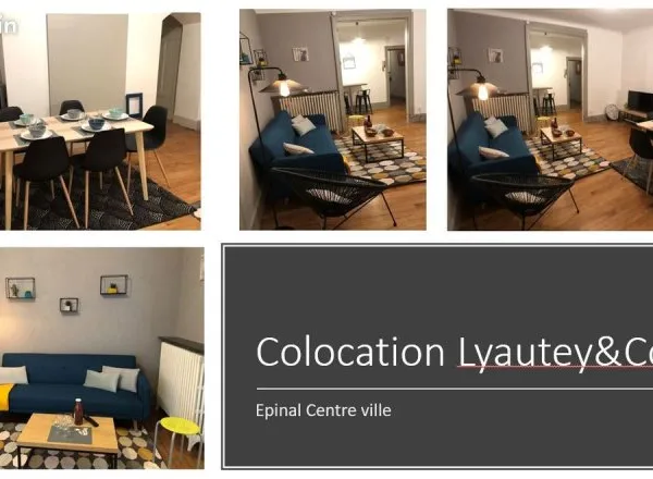 2 chambres libres de suite sur colocation de 5 chambres