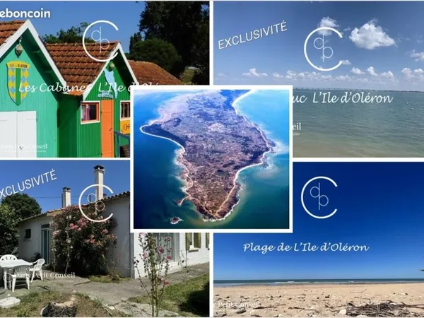 Le Château d'Oléron- Maison 800 m de la plage- « VIAGER » Occupé sans RENTE