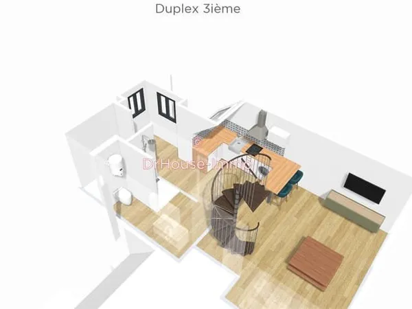 Appartement T3 livré refait à neuf en plein coeur de Dieppe