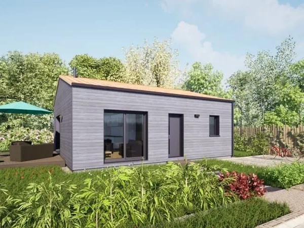 Projet de construction d'une maison bois de 60 m² avec terrain à TIERCE (49)