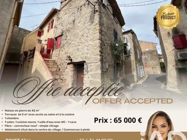 Maison 2 pièces 42 m²