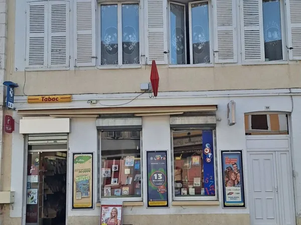 POUR DEPART EN RETRAITE PRESSE/TABAC ET JEUX SUR LA COMMUNE DE VILLENEUVE L ARCHEVEQUE AFFAIRE PEREN