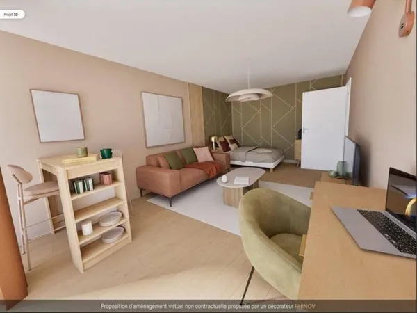 Appartement 1 pièce 32 m²