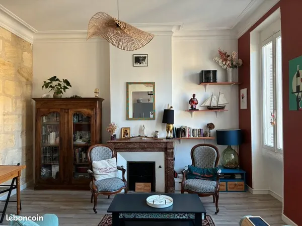 T3 de 70 m² - Quartier Saint-Seurin - Charme de l'ancien - Calme & Lumineux