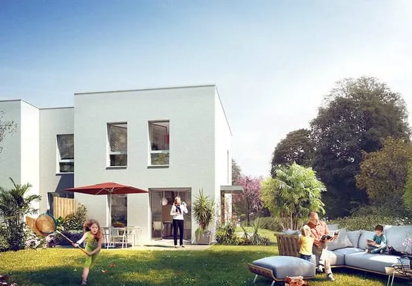 T4 Duplex neuf - terrasse - jardin - parking