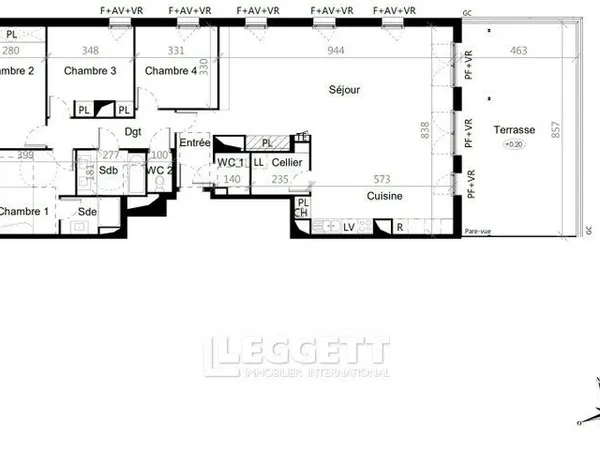 Appartement 5 pièce(s), TOULOUSE