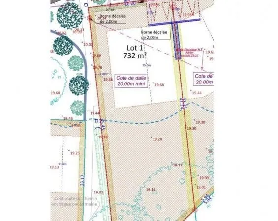 Terrain à bâtir Vente La Chevallerais  757m² 116500€