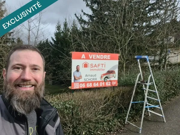 Beau terrain constructible hors lotissement à Saverne