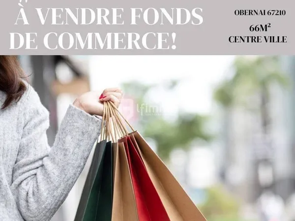 Fonds de commerce 1 pièce 66 m²