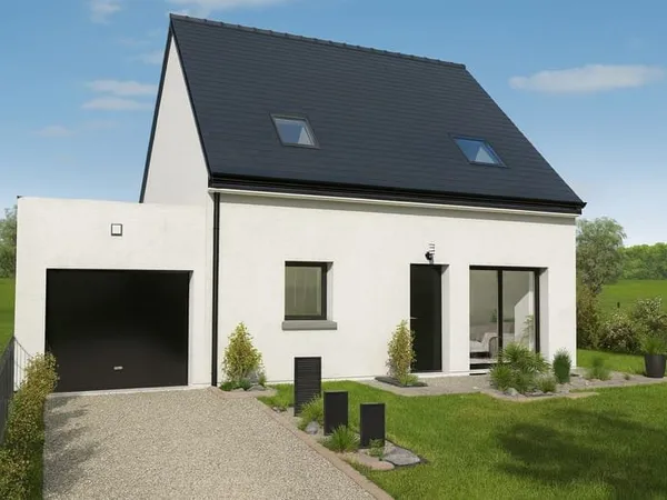 Projet de construction d'une maison 85 m² avec terrain à PLEUGUENEUC (35)