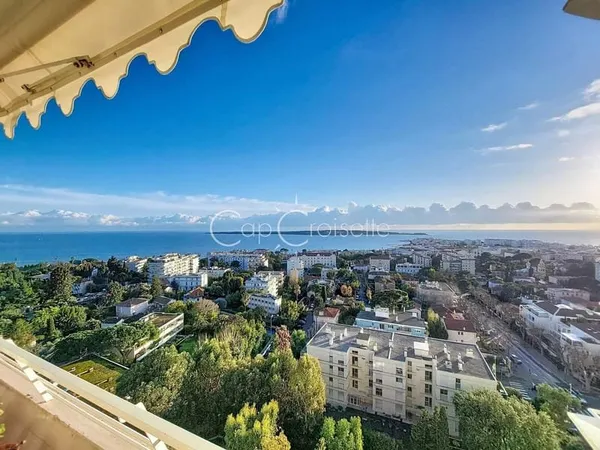 Cannes Basse Californie 3P vue mer panoramique