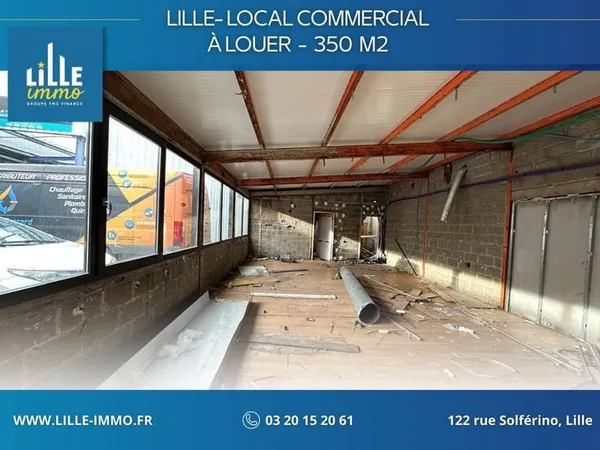 Local commercial 350 m²