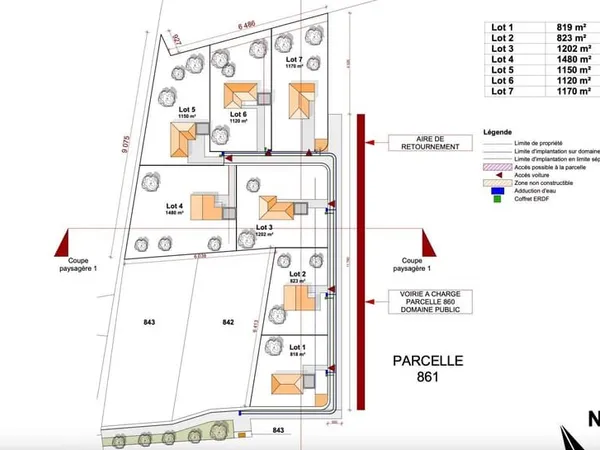 Terrain 8000 m²