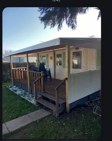 Vente de mobil-home avec terrasse