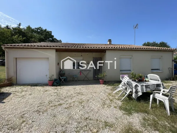 MAISON PLAIN-PIED / 3 CHAMBRES / GARAGE & TERRAIN
