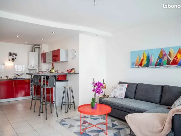 Appartement T2 meublé + Terrasse balcon
