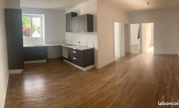 Appartement/maison T4 rénové avec jardin