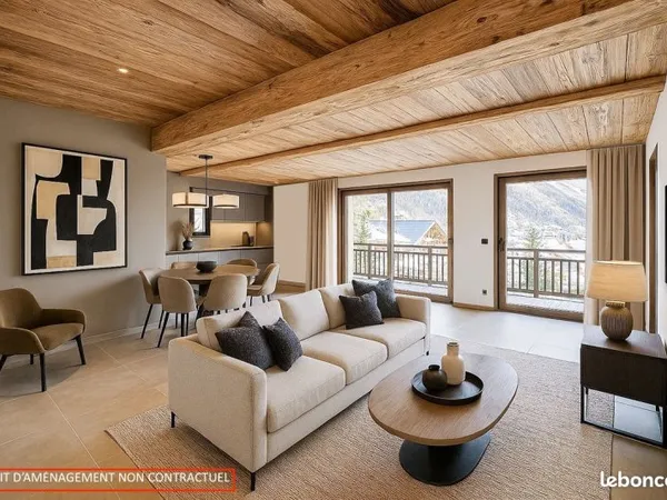 Superbe t4 - apt balme 88,20m2 - coeur de village