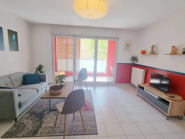 Superbe T3 meublé avec balcon de 20 m2 et box Quartier La
