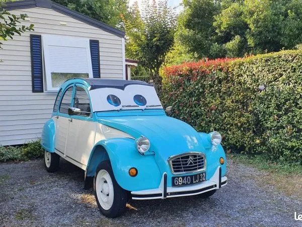 Mobilhome lac de biscarosse avec place bateau