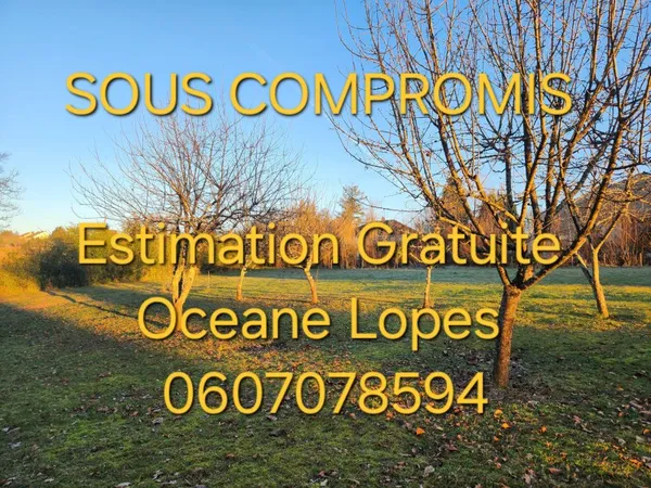 Jolie terrain à 18 min de LIMOGES