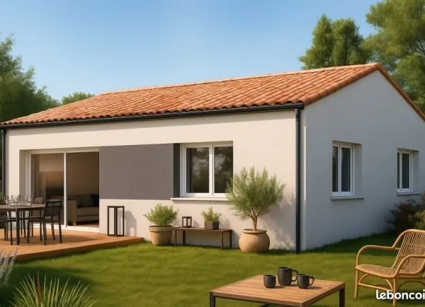 Maison neuve plain-pied 85 m² avec 3 chambres...