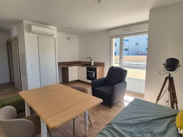 Studio meublé dans résidence neuve avec vie conviviale