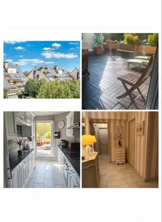Appartement 5 pièces, 4 chambres, grande terrasse
