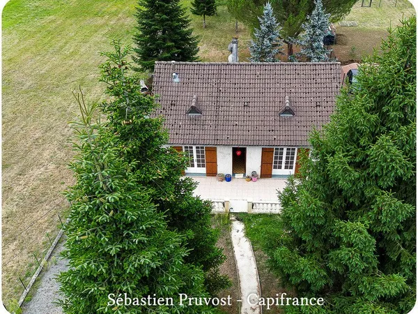 Maison à vendre 4 pièces SAINT PARDOUX LA RIVIERE (24), maison P4, terrain 2158m2, accès petit cours