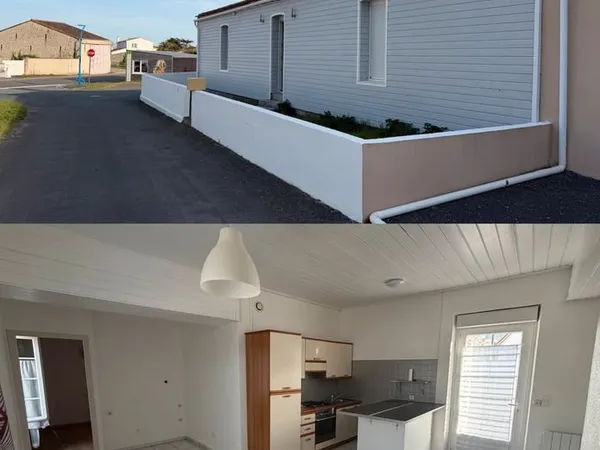 Maison 68,5m2 - 3 CH, 2 salles d'eau et 2 toilettes - Les Conches -1 km de la mer