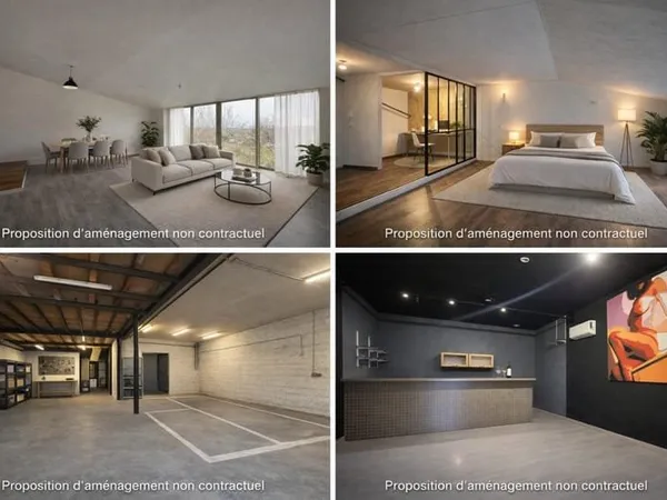 Atelier + loft résidentiel - idéal artisan / activité + habitation