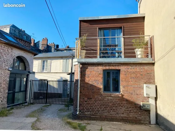 Maison individuelle T2 meublée avec parking et balcon - Jouvenet/Beauvoisine proche Gare et transpor
