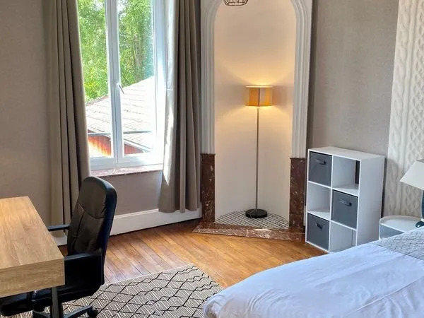 T3 meublé 60m² - 2 chambres - Haussmannien - calme - centre - colocation OK