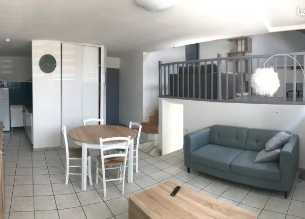 Meublé 61m² avec terrasse