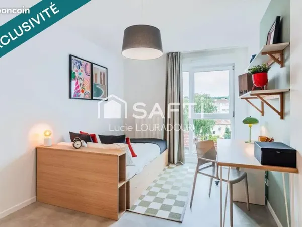 Studio 1 pièce 18 m²