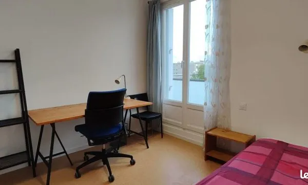 Chambre 9m2 d'étudiant dans colocation
