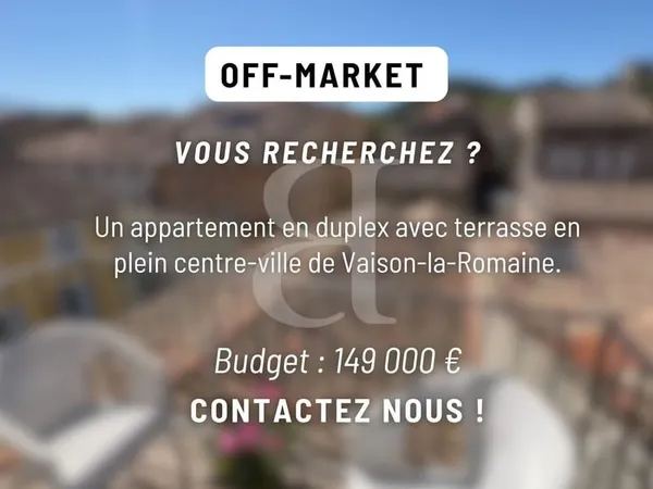Appartement avec terrasse à Vaison la Romaine - Exclusivité